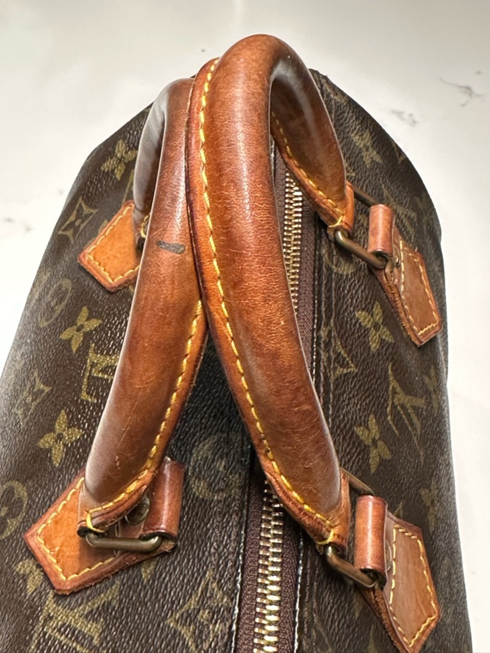 Louis Vuitton Brown Monogram Speedy 25 Top-Handle Bag - Picture 11 of 15